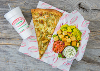 Venezia's Pizzeria Daily Specials 1 slice with 1 item, garden salad, and a reg. drink With location is Tempe, Mesa, Gilbert Phoenix